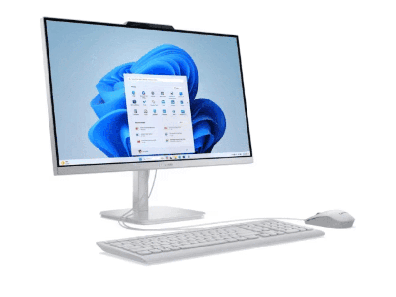 Computador Lenovo AIO A100 Intel Core I3-N305 / 8GB RAM / 512GB SSD / 23.8" / Win11Pro / Office 2024 / Antivirus McAfee