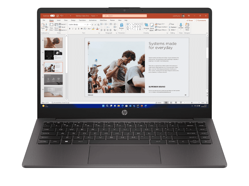 Notebook HP 245 G10 AMD Ryzen 3 7330U RAM 8GB SSD 512GB14"