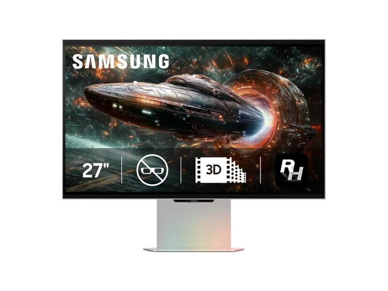 Monitor Vision 3D Gamer Samsung G90XF 27" 4K sin lentes IPS 165Hz Pivoteable