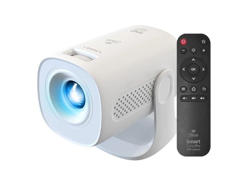 MLAB PROYECTOR SMART TUBE PRO WIFI DUAL-BAND 1080P 300ANSI LUMEN