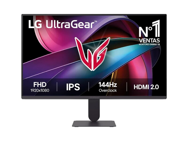 Monitor Gamer LG UltraGear 24G411A-B 23.8"FHD IPS 144Hz HDMI DP 5ms GTG FreeSync