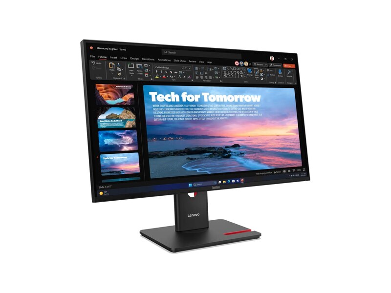 Monitor Lenovo ThinkVision T27QD-40 27" QHD 2560*1440 IPS LAN DP HDMI USB-C